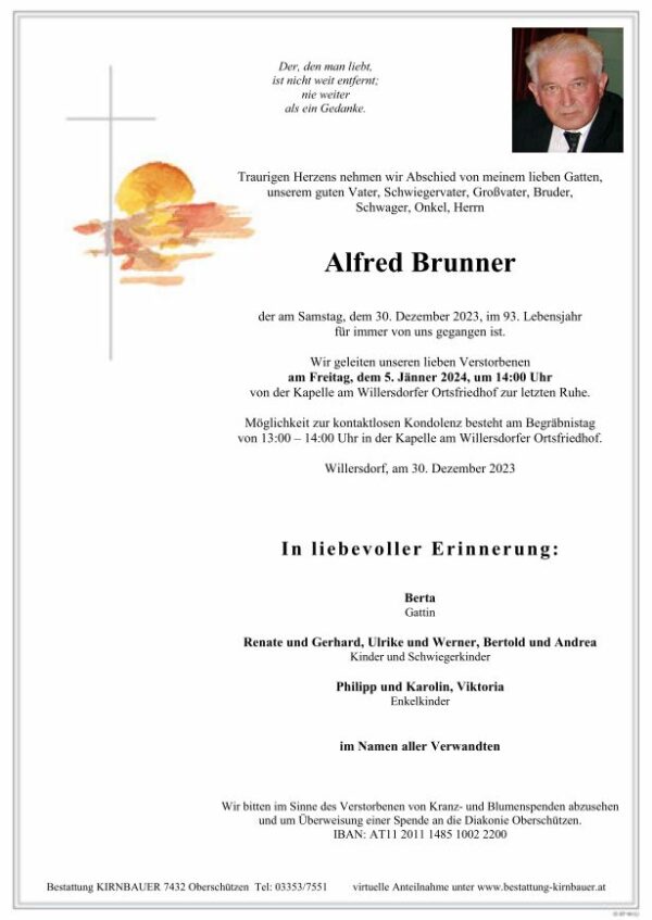 Parte Brunner Alfred-online