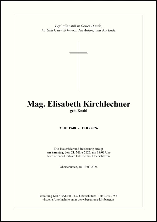 Parte-Elisabeth Kirchlechner-online Mag. Elisabeth Kirchlechner