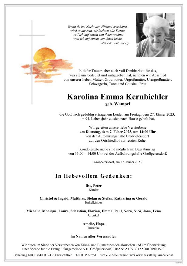 Karolina Emma Kernbichler