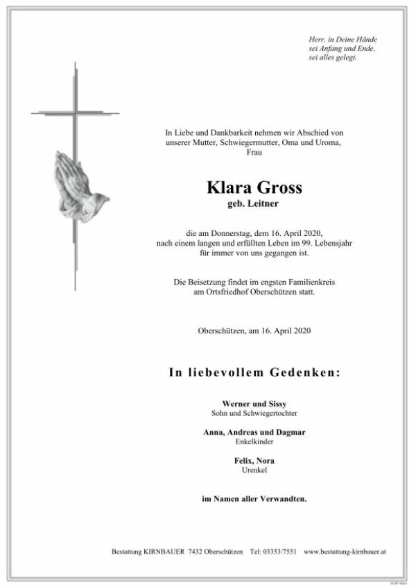 Parte Klara Gross-online