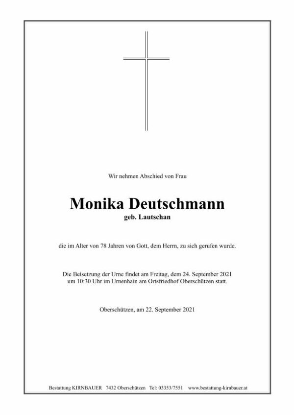 Parte Monika Deutschmann-onlione