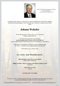 Parte Wehofer Johann online